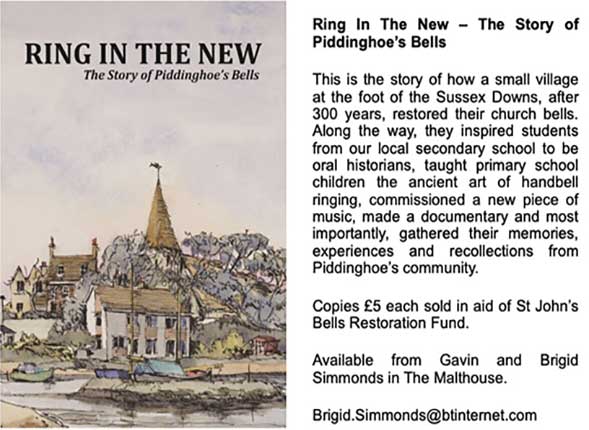Piddinghoe Book Ring In The New about the Bells Project